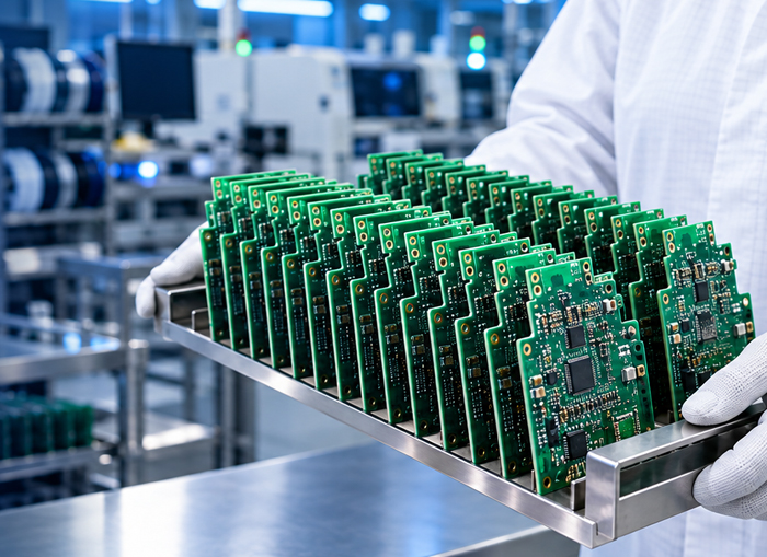 PCB and assembled circuit board